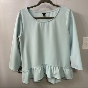 Ice blue Ann Taylor top